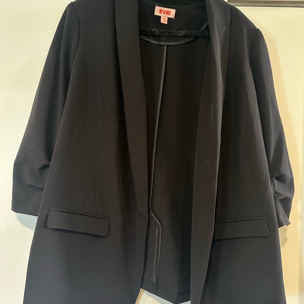 EVRI Women's Elegant Black Suit Jacket